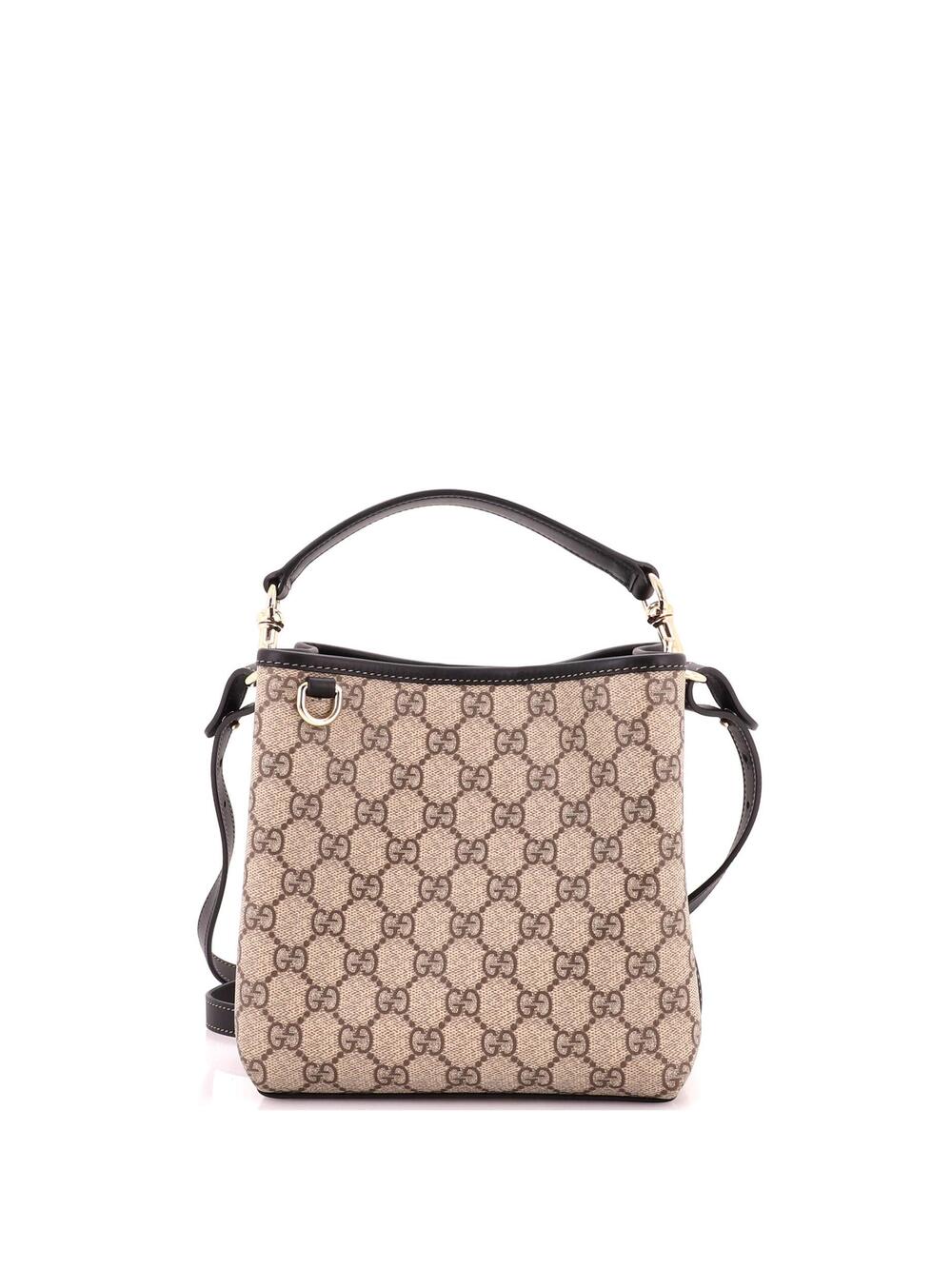 Gucci Gg Emblem Bucket Bag Coated #296328G22B